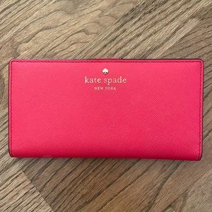 Like New Coral Kate Spade Wallet